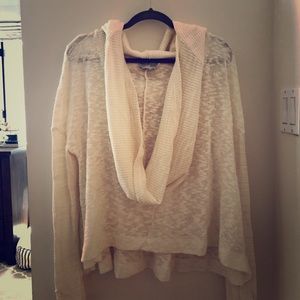 Anthropologie Saturday/Sunday Hooded Knit